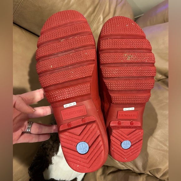 Hunter rain boots original short in red! - Picture 6 of 6